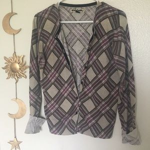 volcom button-down sweater